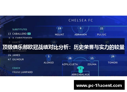 顶级俱乐部欧冠战绩对比分析：历史荣誉与实力的较量